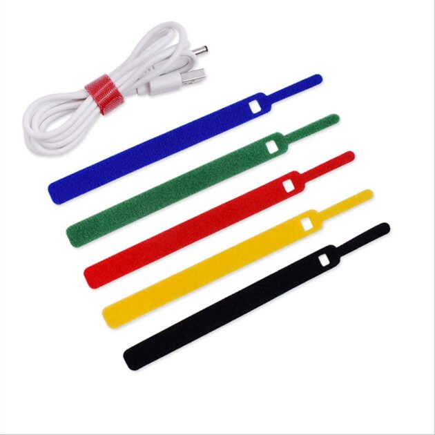 Lot de 20 Organisateurs de câble réglables réutilisables – Dites adieu au désordre des câbles