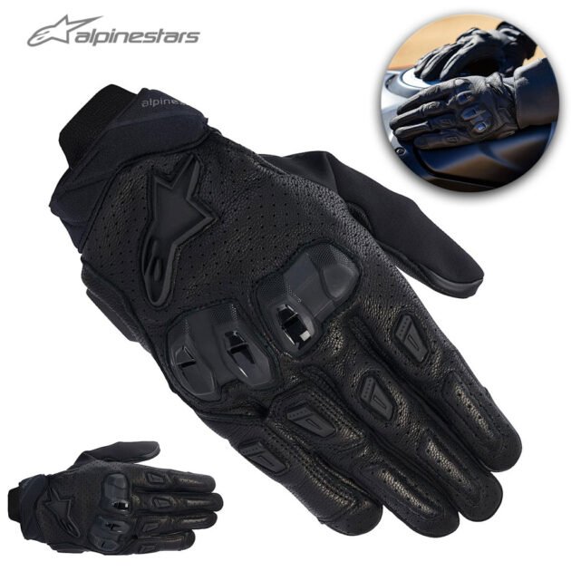 Gants de Moto Alpinestars SPX7 Air Tactile – Gants Sport Ventilés Haute Protection