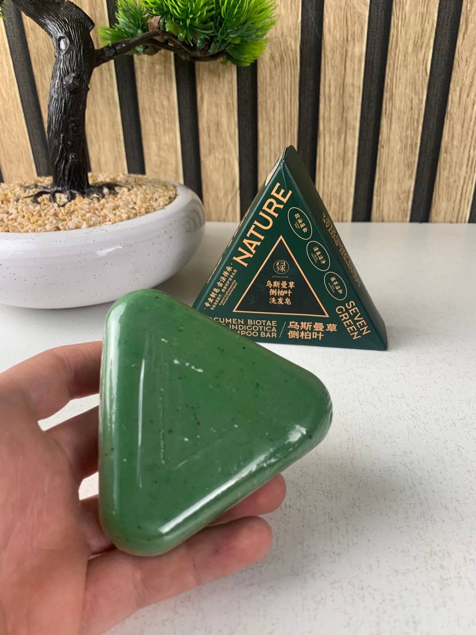 Seven Green – Shampoing Solide à Mousse Dense pour Cheveux Brillants et Forts - الصورة 8