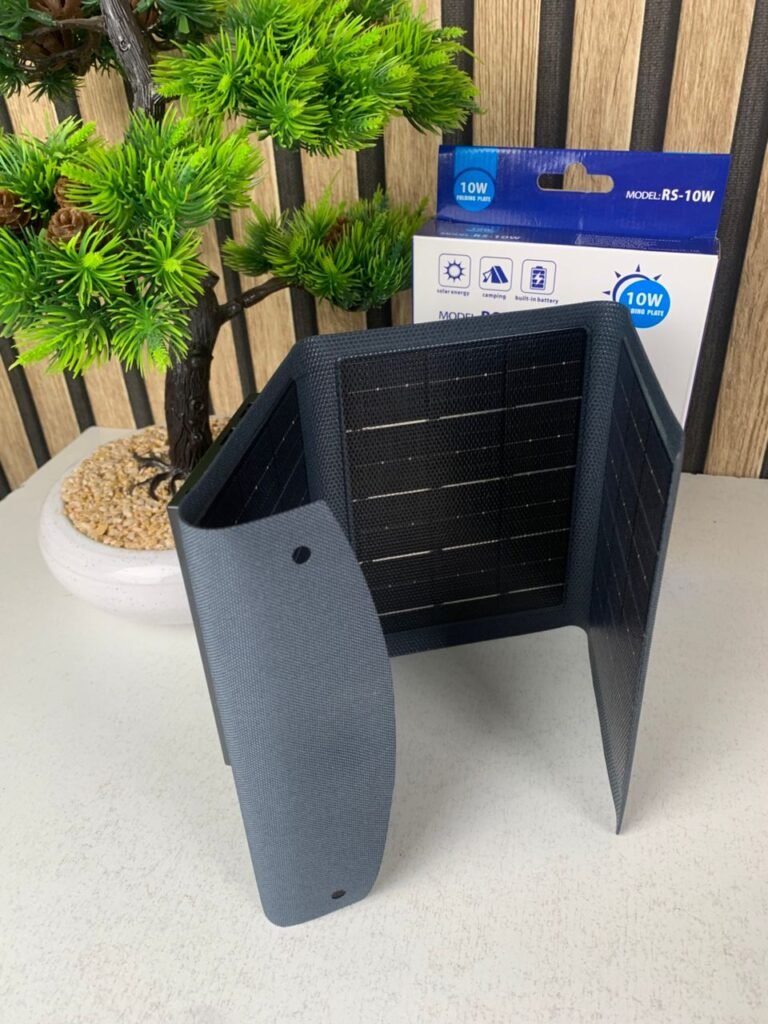 Panneau Solaire USB Pliable 10W 3000mAh – L’énergie propre toujours avec vous