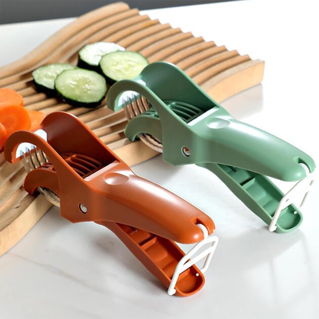 Coupe Fruits et Légumes Multifonction en Acier Inoxydable – Coupe Rapide & Sécurisé