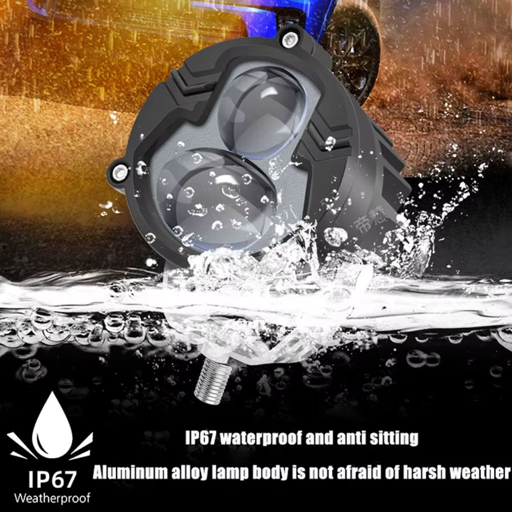Phares Additionnels LED Moto – Projecteurs Anti-Brouillard Haute Performance