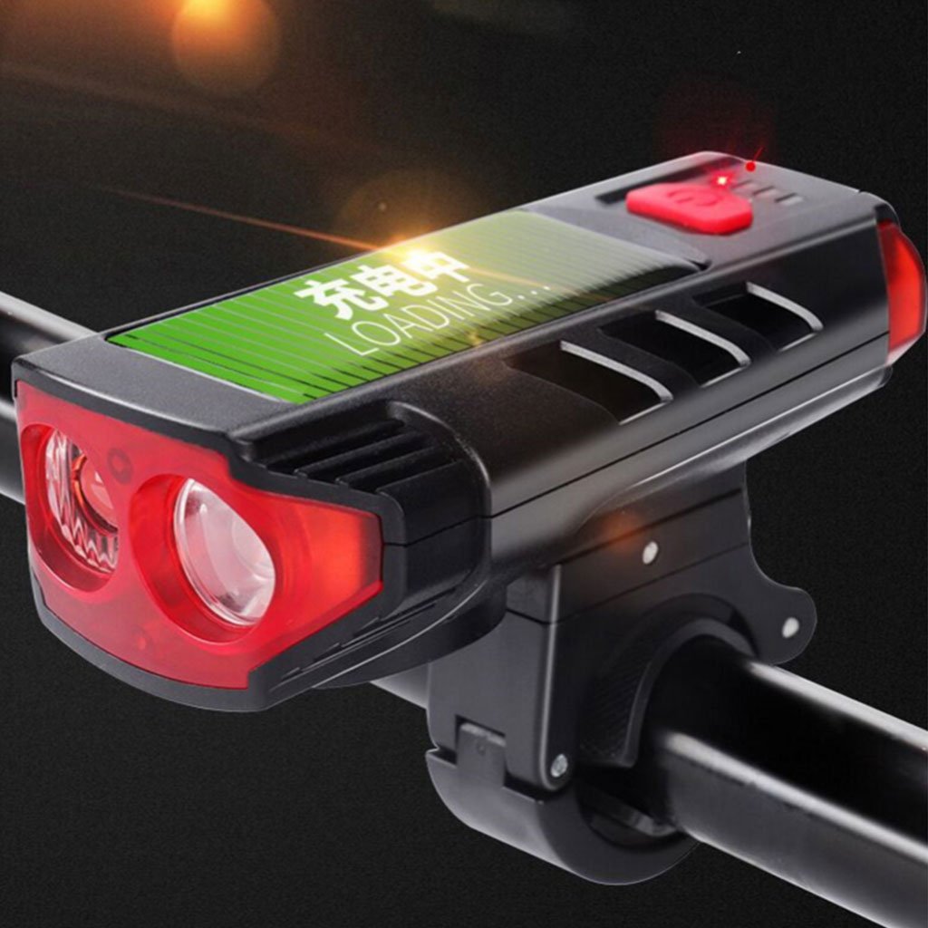 Lampe Solaire Vélo & Trottinette avec Sonnette et Alarme – Éclairage LED Multifonction - الصورة 3