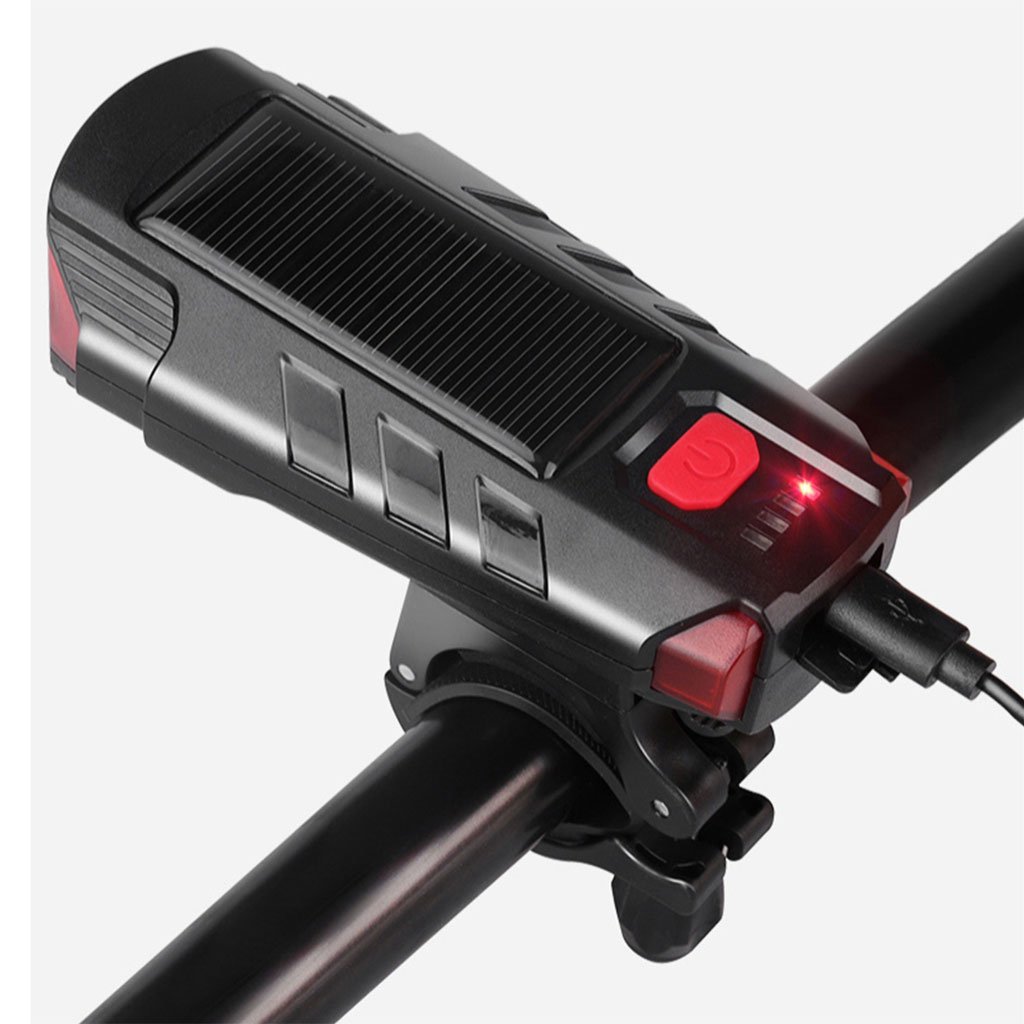 Lampe Solaire Vélo & Trottinette avec Sonnette et Alarme – Éclairage LED Multifonction - الصورة 4