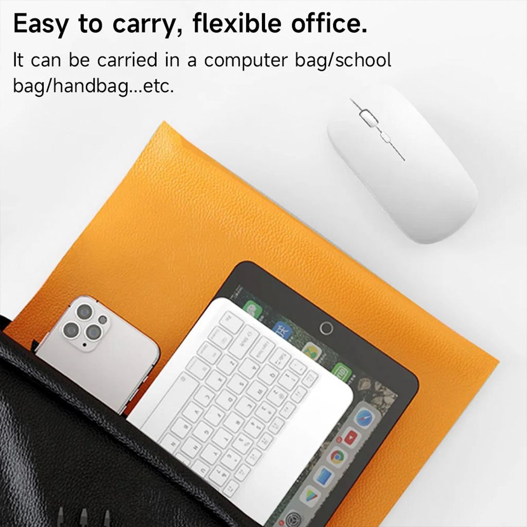 Clavier & Souris Bluetooth avec Support Téléphone – Productivité 3-en-1 sans limites