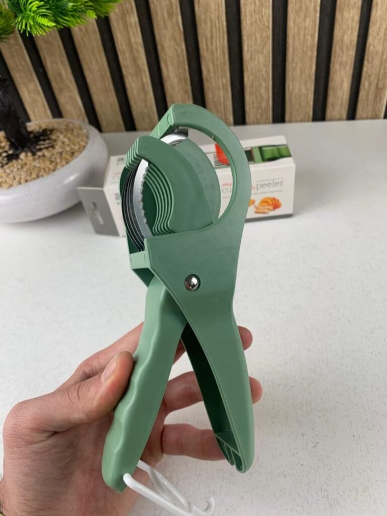 Coupe Fruits et Légumes Multifonction en Acier Inoxydable – Coupe Rapide & Sécurisé