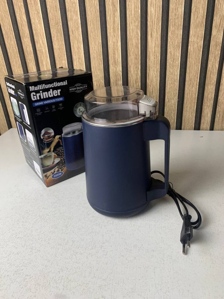 Moulin à Café & Grains Électrique INOX 300W – Broyeur Multifonction