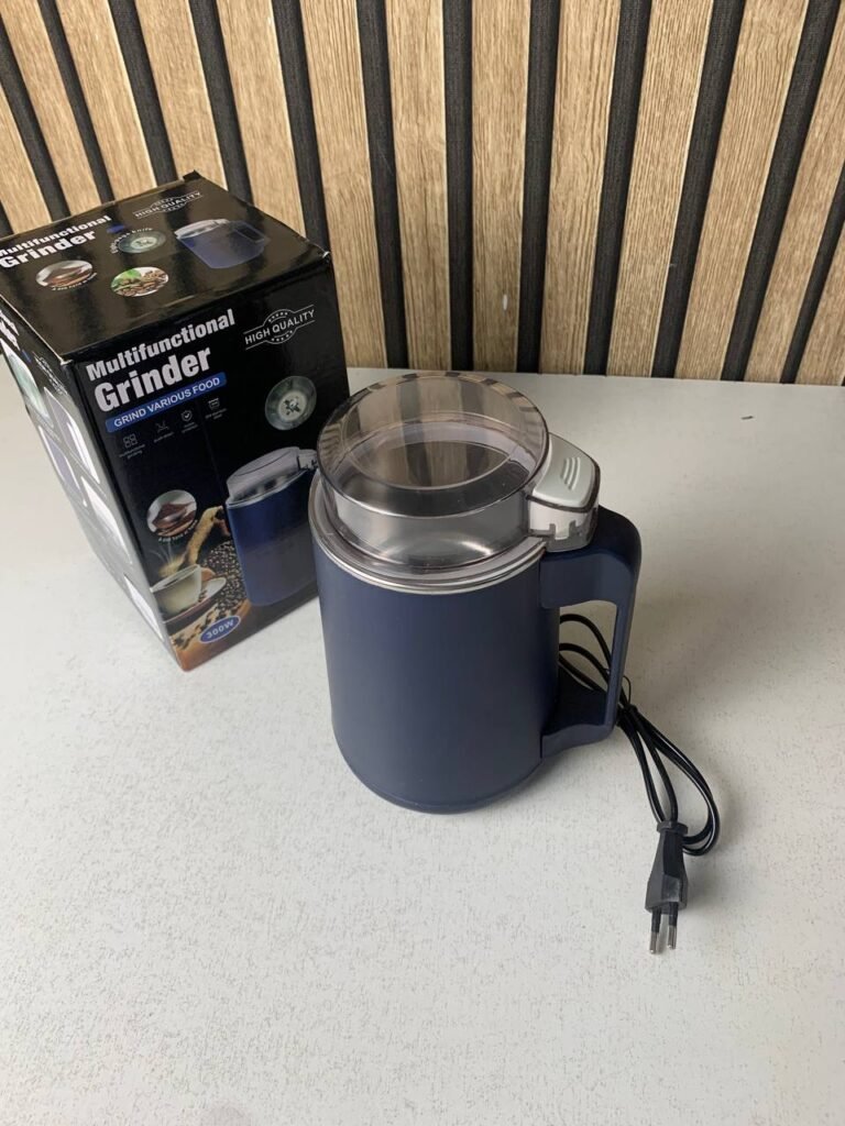 Moulin à Café & Grains Électrique INOX 300W – Broyeur Multifonction