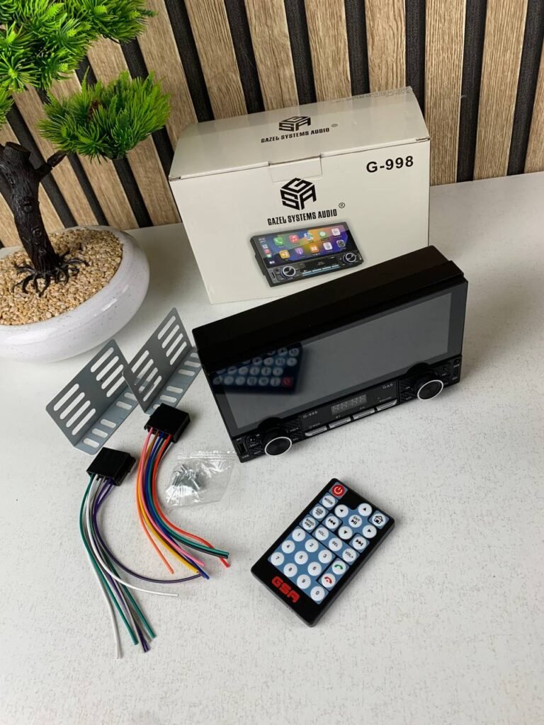 Autoradio 2-DIN Écran Tactile 6.86’’ avec USB-C, Bluetooth, Wi-Fi, CarPlay & Android Auto