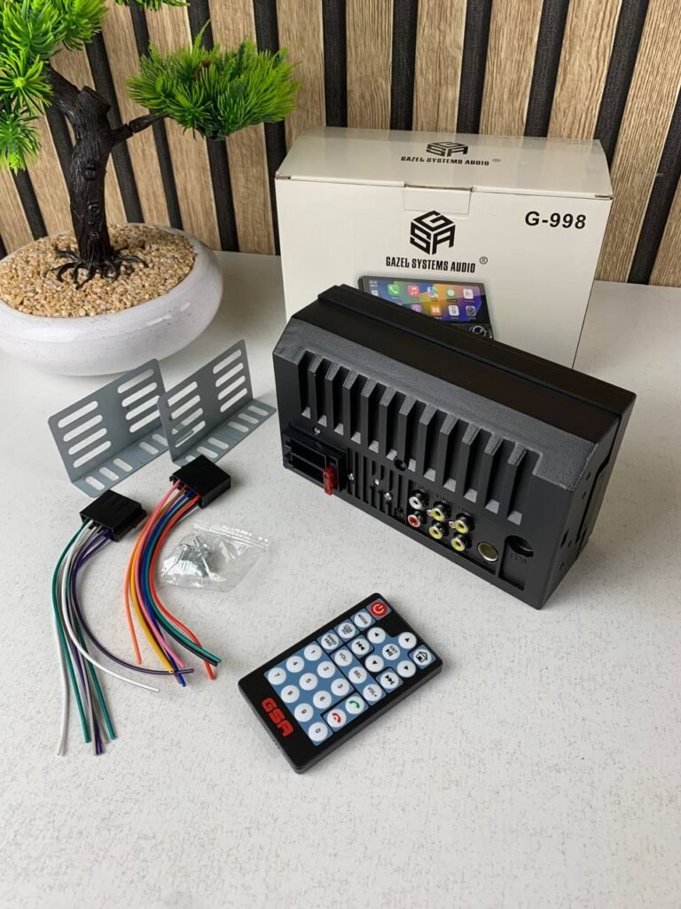 Autoradio 2-DIN Écran Tactile 6.86’’ avec USB-C, Bluetooth, Wi-Fi, CarPlay & Android Auto