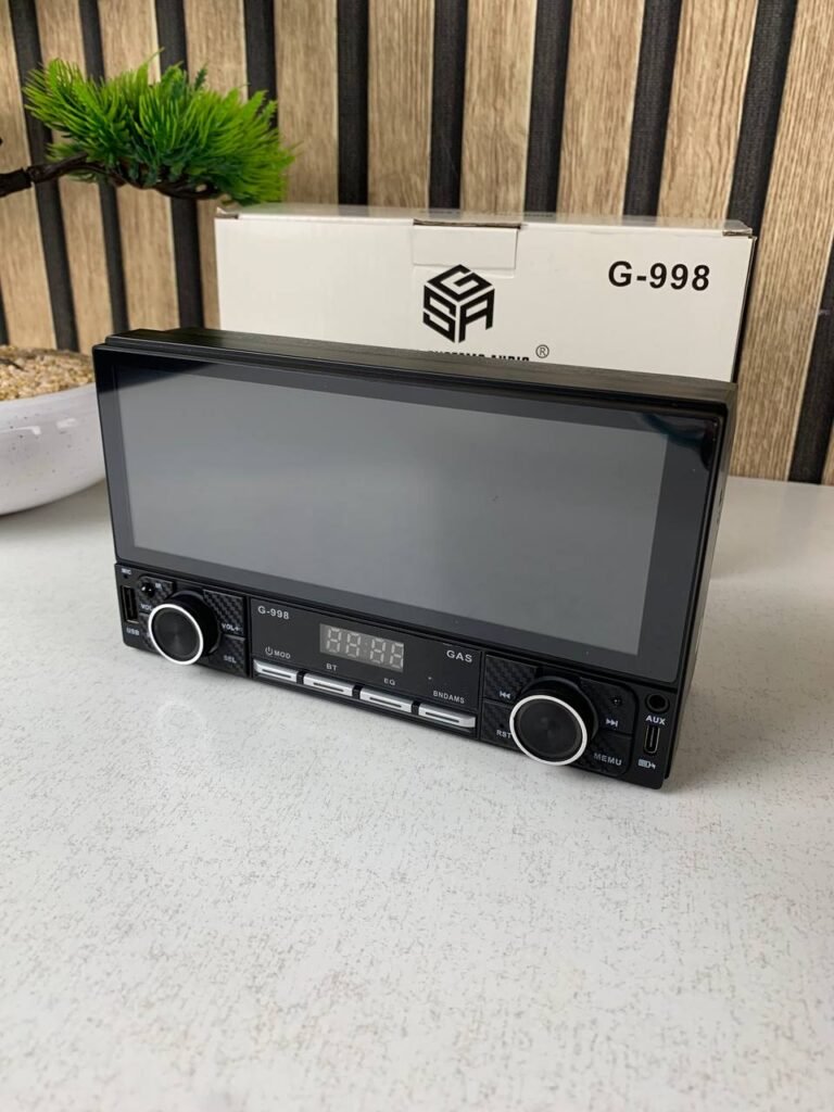 Autoradio 2-DIN Écran Tactile 6.86’’ avec USB-C, Bluetooth, Wi-Fi, CarPlay & Android Auto