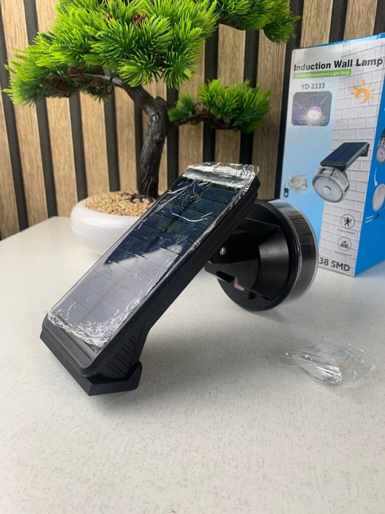 Lampe Murale Solaire avec Détecteur de Mouvement & Guirlande LED – Éclairage Extérieur Intelligent