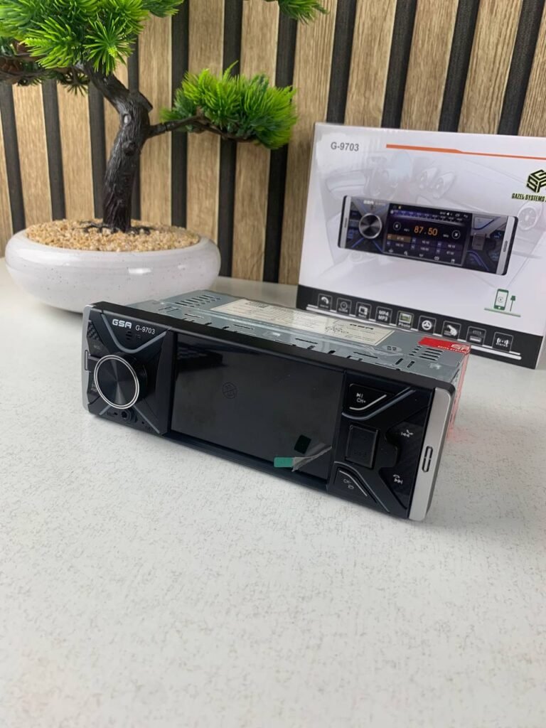 Poste Radio Multimédia Bluetooth G-9703 1-DIN – Écran 4.3’’ RGB