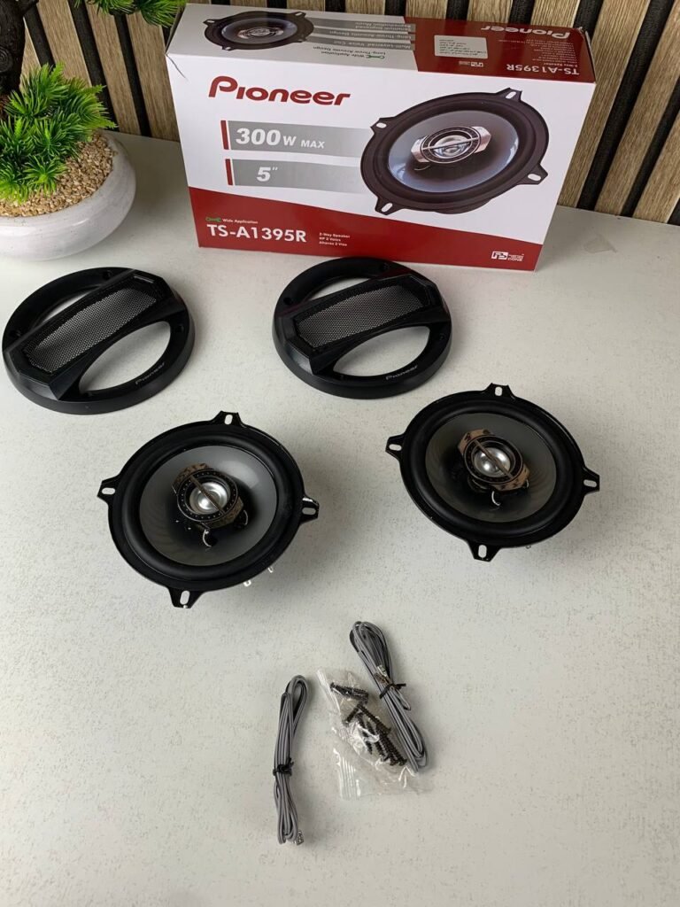 Haut-Parleur Pioneer Coaxial Voiture 300W – Stéréo Omnidirectionnel Hi-Fi