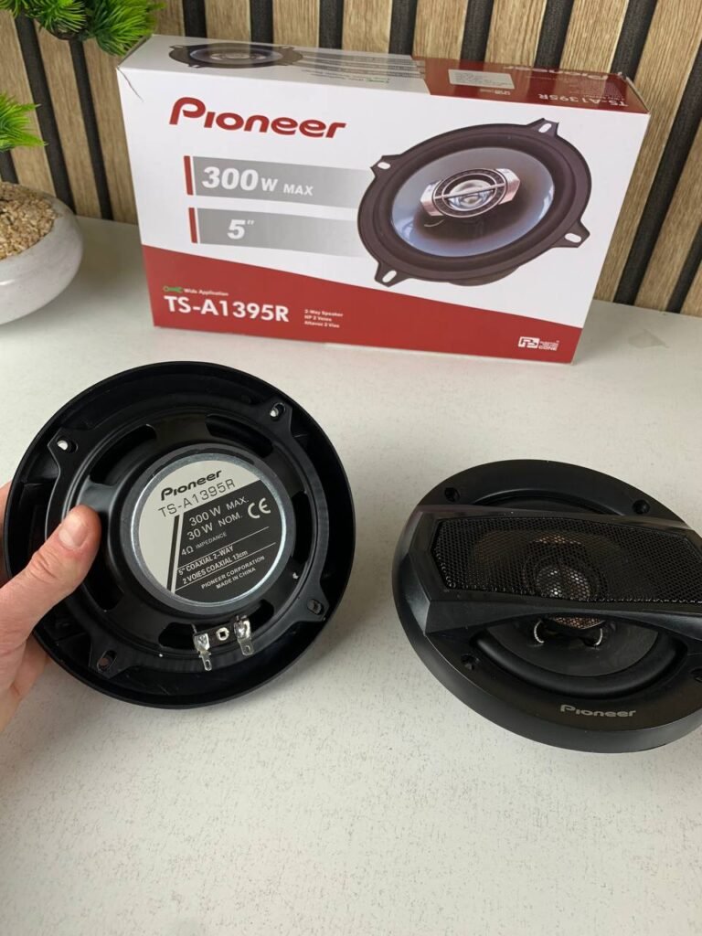 Haut-Parleur Pioneer Coaxial Voiture 300W – Stéréo Omnidirectionnel Hi-Fi