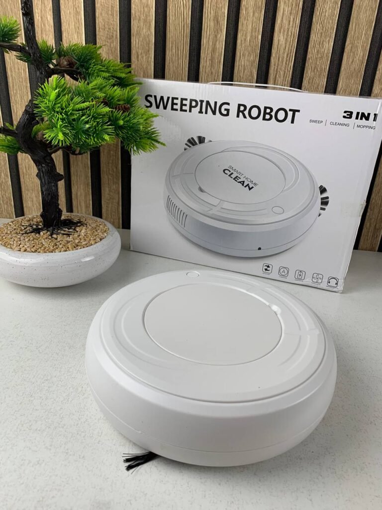 Robot Aspirateur 3-en-1 Smart Home Clean – Ultra Silencieux Design Slim