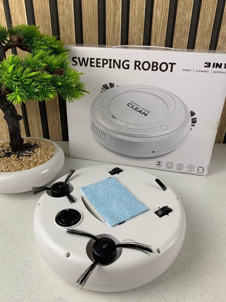 Robot Aspirateur 3-en-1 Smart Home Clean – Ultra Silencieux Design Slim