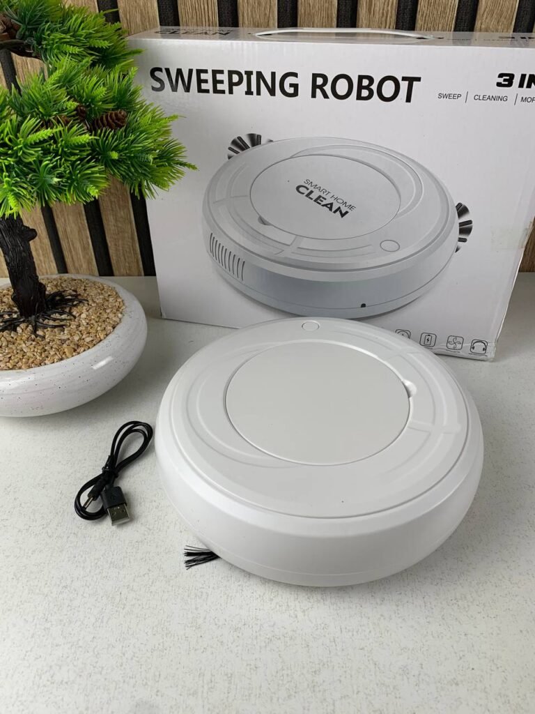 Robot Aspirateur 3-en-1 Smart Home Clean – Ultra Silencieux Design Slim