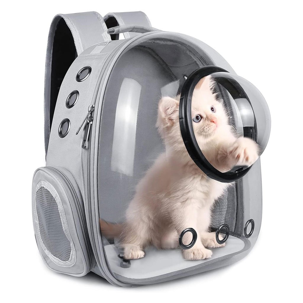 Sac à dos de transport pour chat ventilé – Confort et sécurité en déplacement
