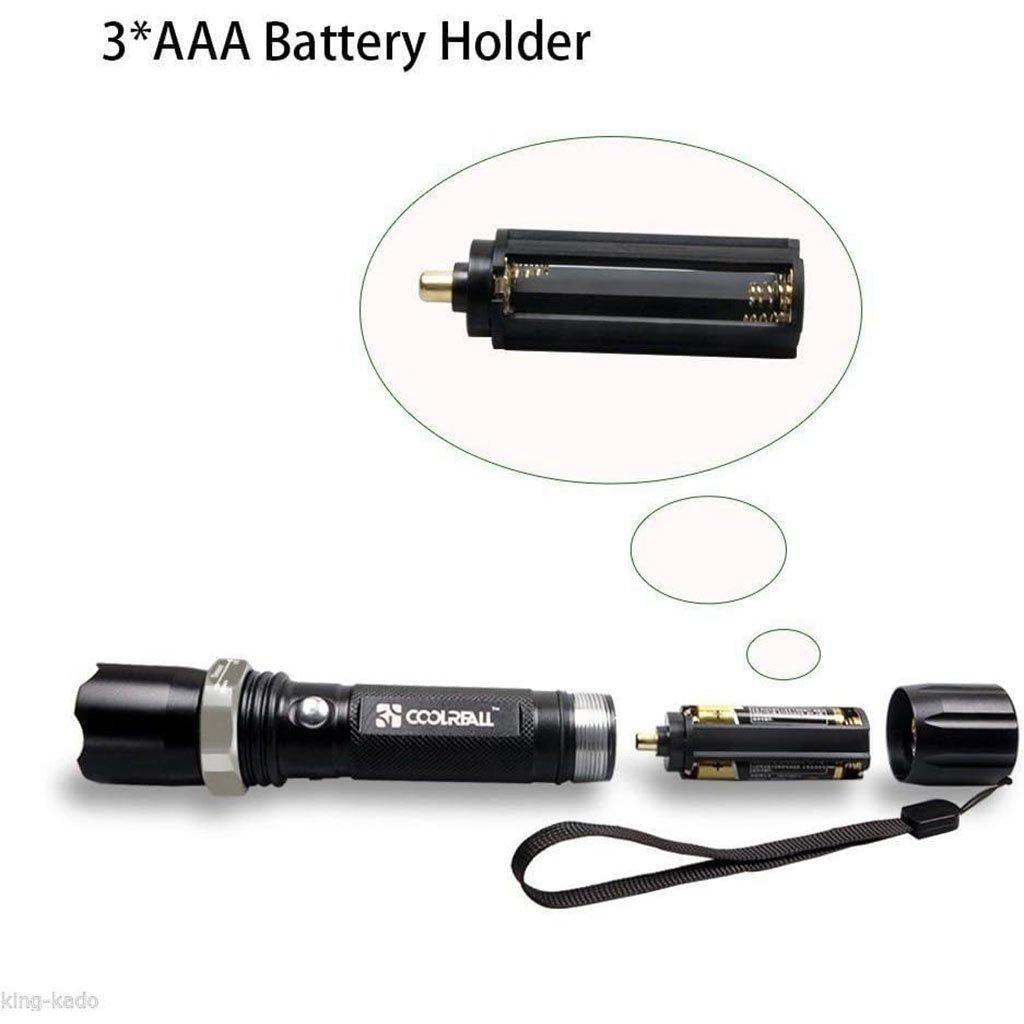 Lampe Torche LED SWAT Multifonction Zoom Réglable – Lampe Rechargeable Haute Puissance - الصورة 4