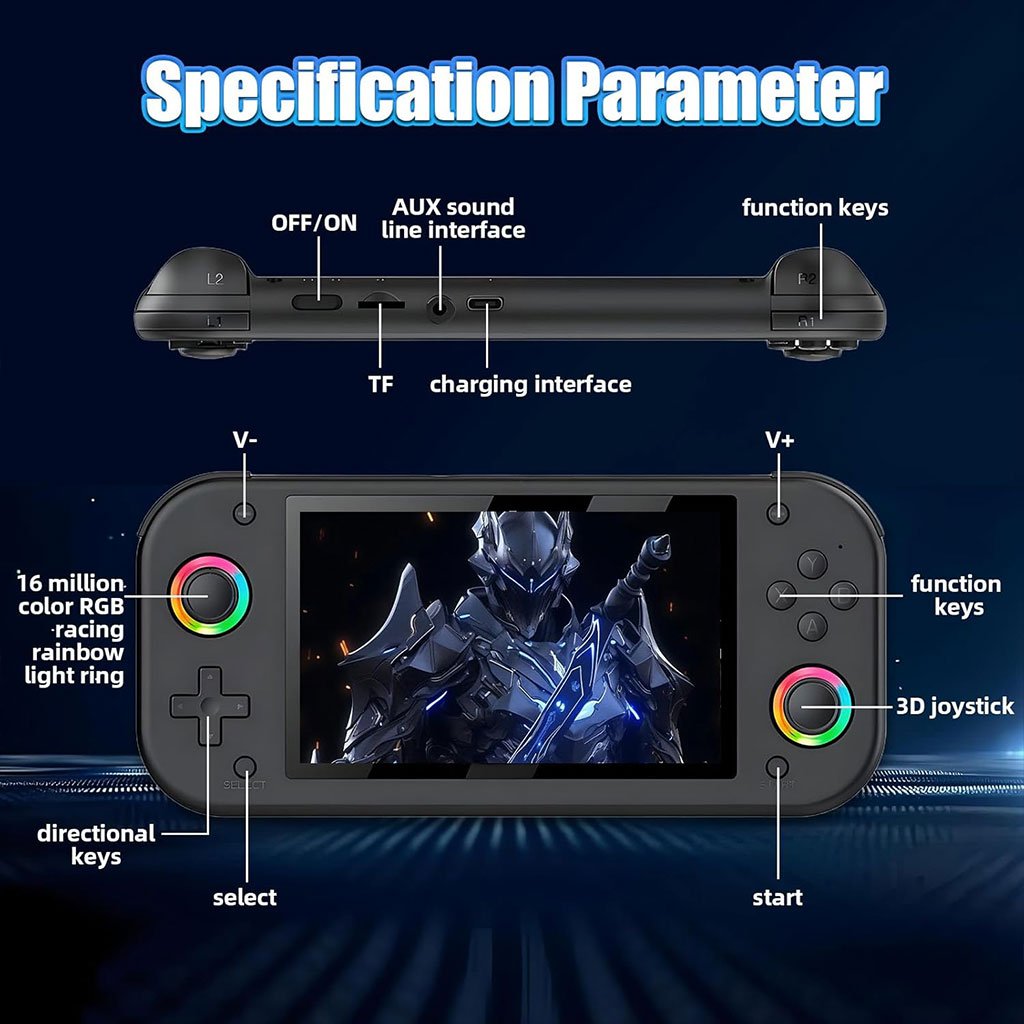 Console de Jeu Portable Rétro M26 – 20 000+ Jeux & 25 Émulateurs - الصورة 4