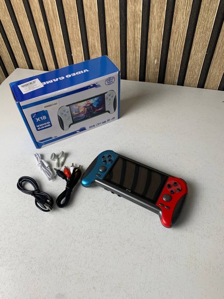 X18 Console Portable 10000+ Jeux – Écran 4.3’’ Batterie 2500mAh