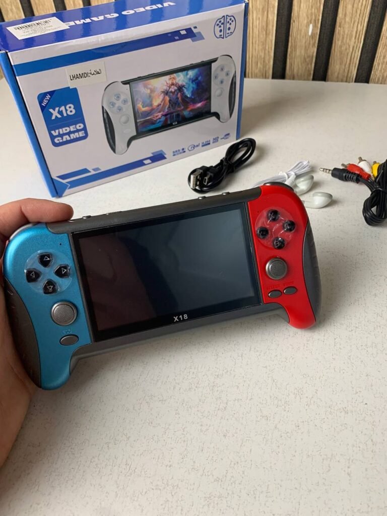 X18 Console Portable 10000+ Jeux – Écran 4.3’’ Batterie 2500mAh