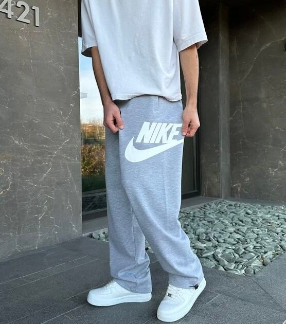 Pantalon Jogger Large Unisexe – Style Street Premium Noir / Gris