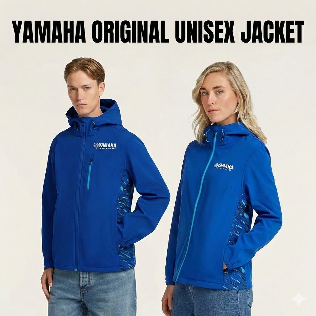 Yamaha Racing Veste Softshell à Capuche Unisexe – L’esprit Motorsport au quotidien