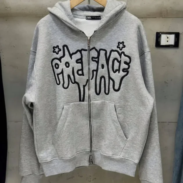 Preface Star ZipUp – Hoodie Zippé Étoile Streetwear Premium