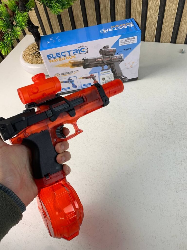 Pistolet à Eau Électrique 320ML avec Effets Lumineux LED
