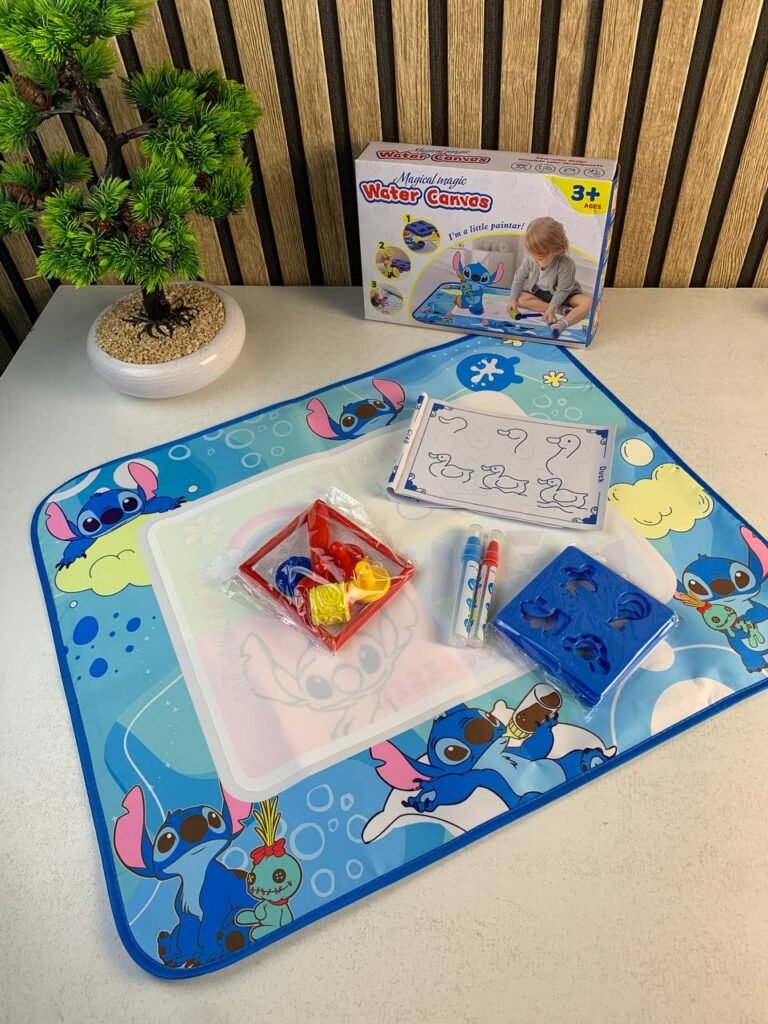 Tapis Water Canvas pour Enfant avec Stylo à Eau – Dessin créatif sans taches pour les petits artistes