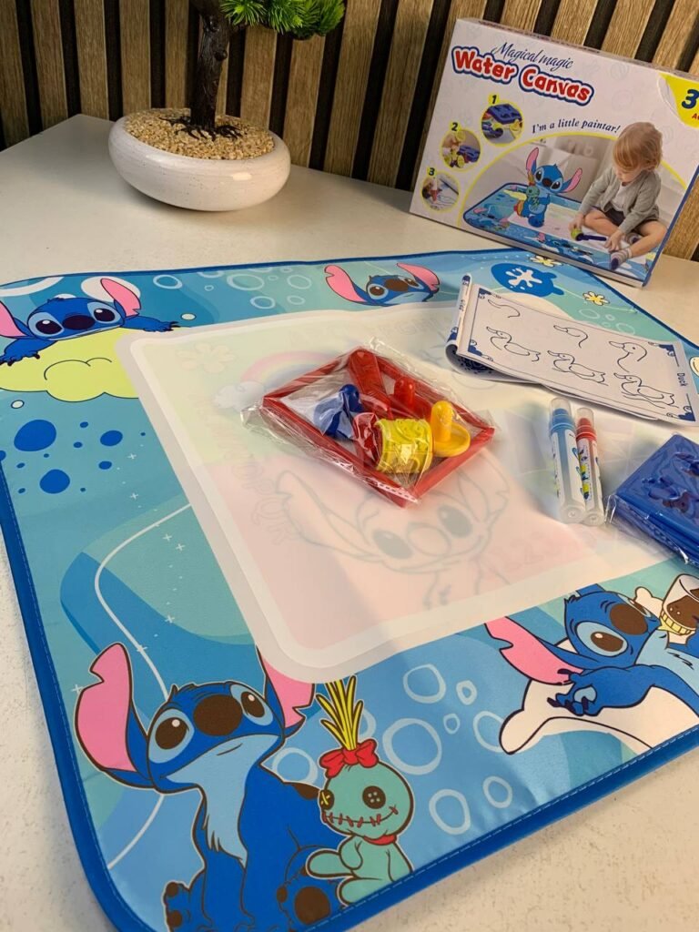 Tapis Water Canvas pour Enfant avec Stylo à Eau – Dessin créatif sans taches pour les petits artistes