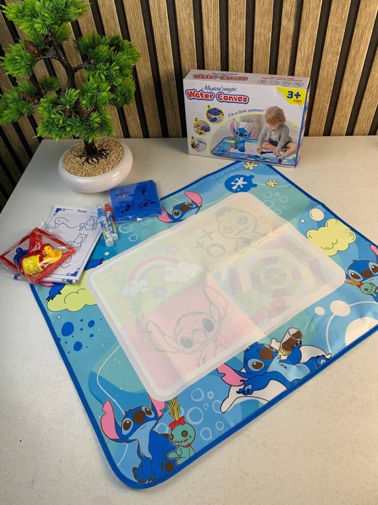 Tapis Water Canvas pour Enfant avec Stylo à Eau – Dessin créatif sans taches pour les petits artistes