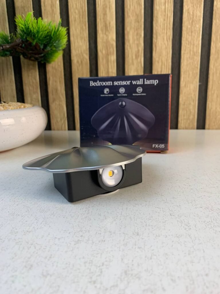 Applique murale rechargeable USB avec détecteur de mouvement 1Pcs – Lumière intelligente et pratique pour vos espaces sombres