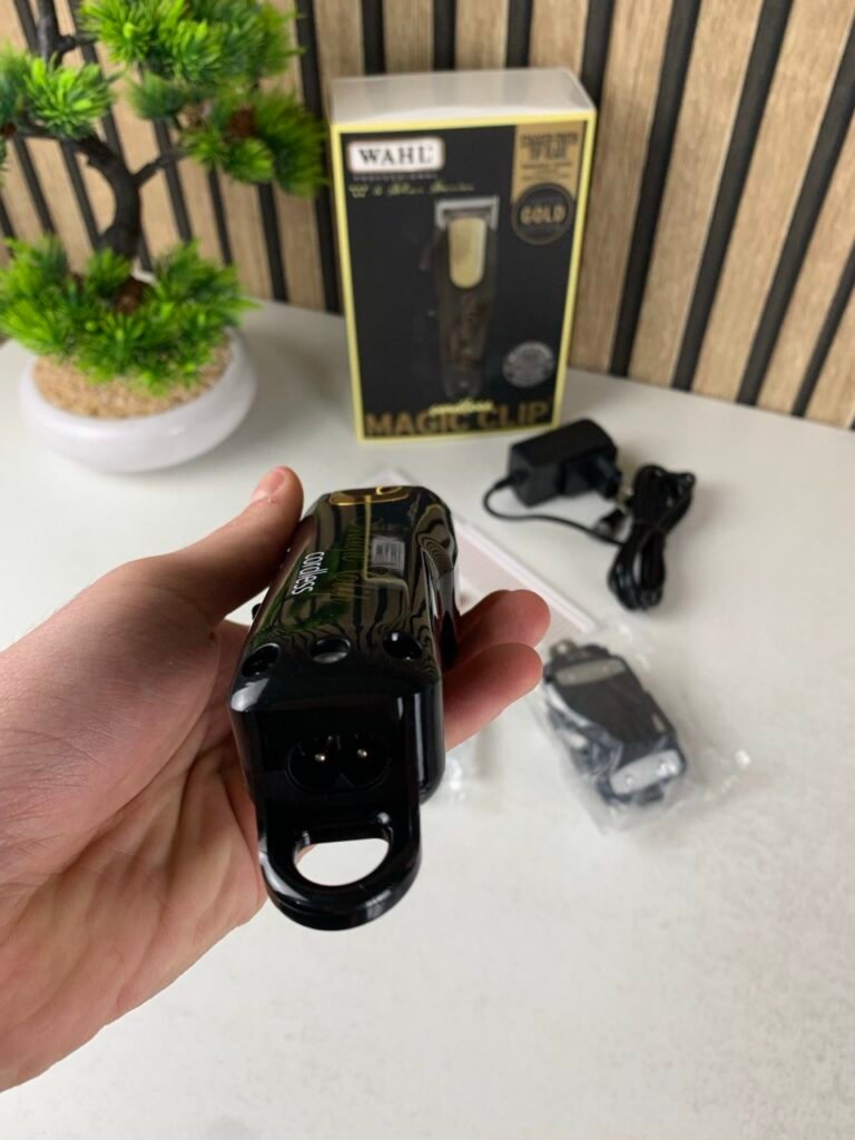 Wahl 5-Star Magic Clip Sans Fil Noir & Doré – Tondeuse Professionnelle