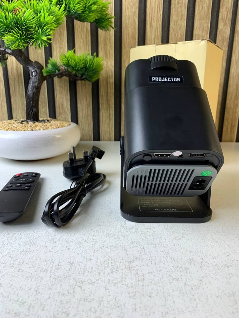 Projecteur Portable Full HD HY320 Android 11 WiFi6 & Bluetooth 5.0 – Cinéma Intelligent à Domicile