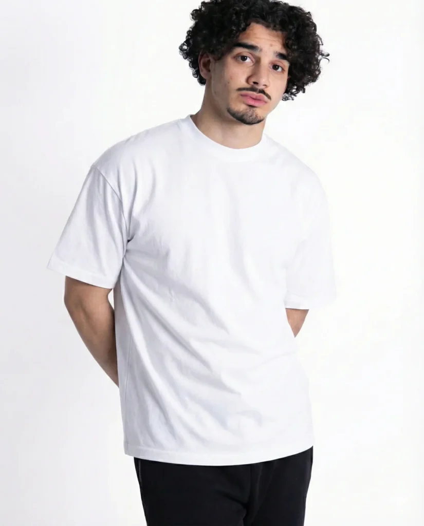 T-Shirt Noir & Blanc – Style Minimaliste Streetwear