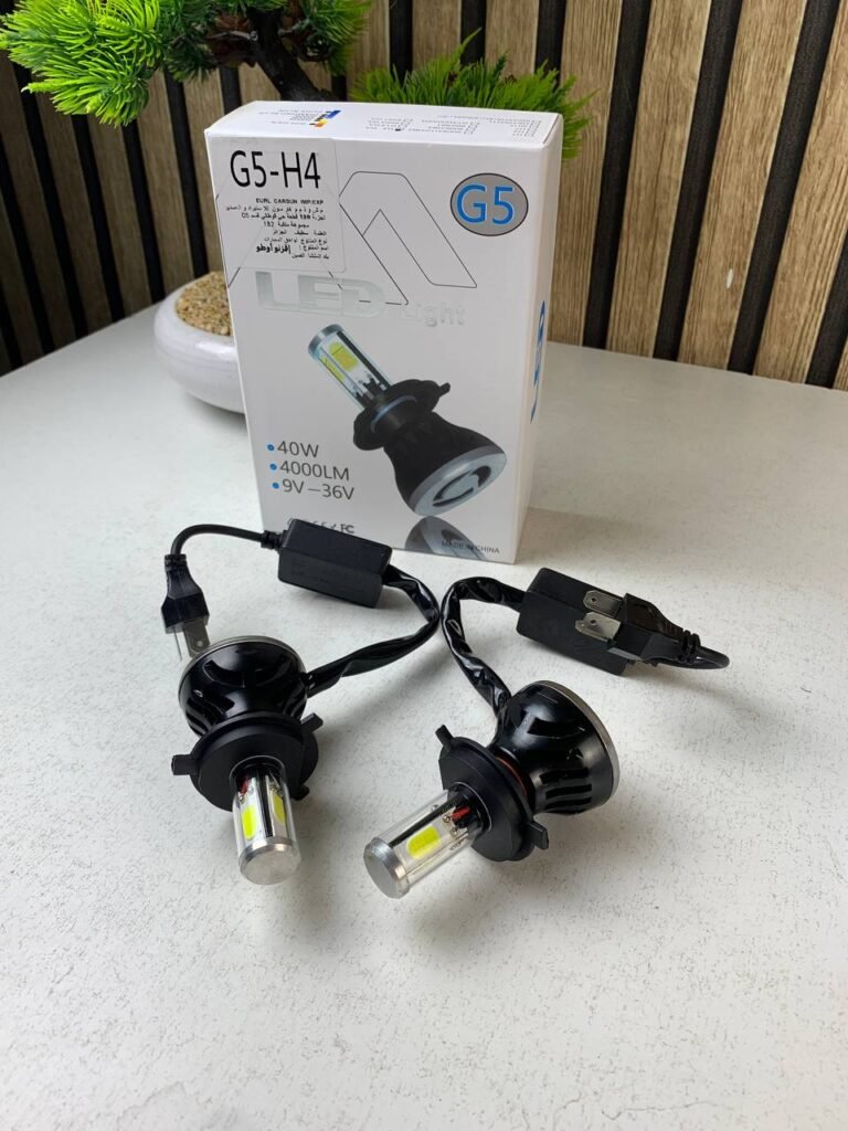 Kit Lampe de phare H4 LED 4 Directions 4000LM – Éclairage Puissant 360° Haute Performance