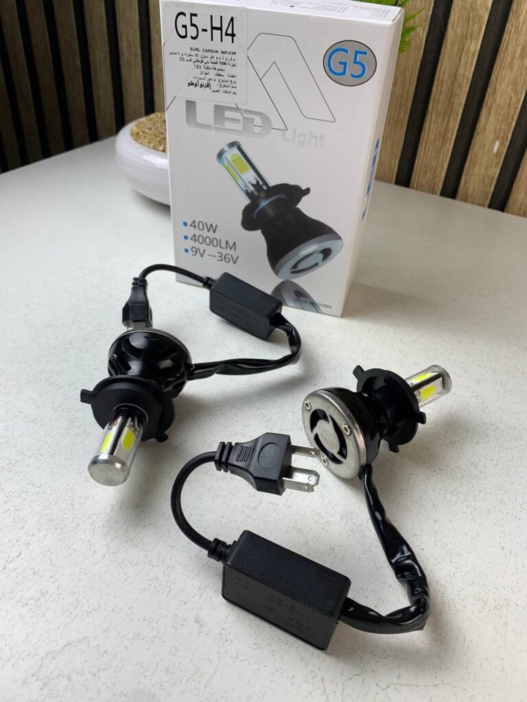 Kit Lampe de phare H4 LED 4 Directions 4000LM – Éclairage Puissant 360° Haute Performance