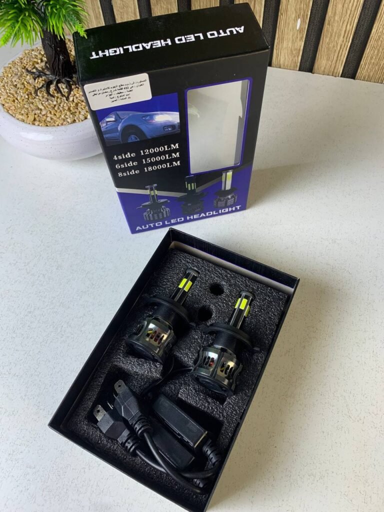Kit Lampe de phare H4 LED 6 Directions 6000K – Éclairage 360° ultra puissant pour une conduite plus sûre