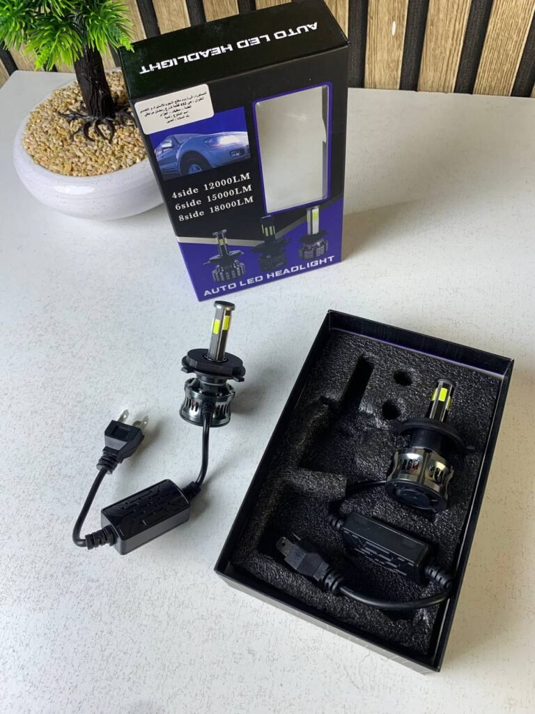Kit Lampe de phare H4 LED 6 Directions 6000K – Éclairage 360° ultra puissant pour une conduite plus sûre