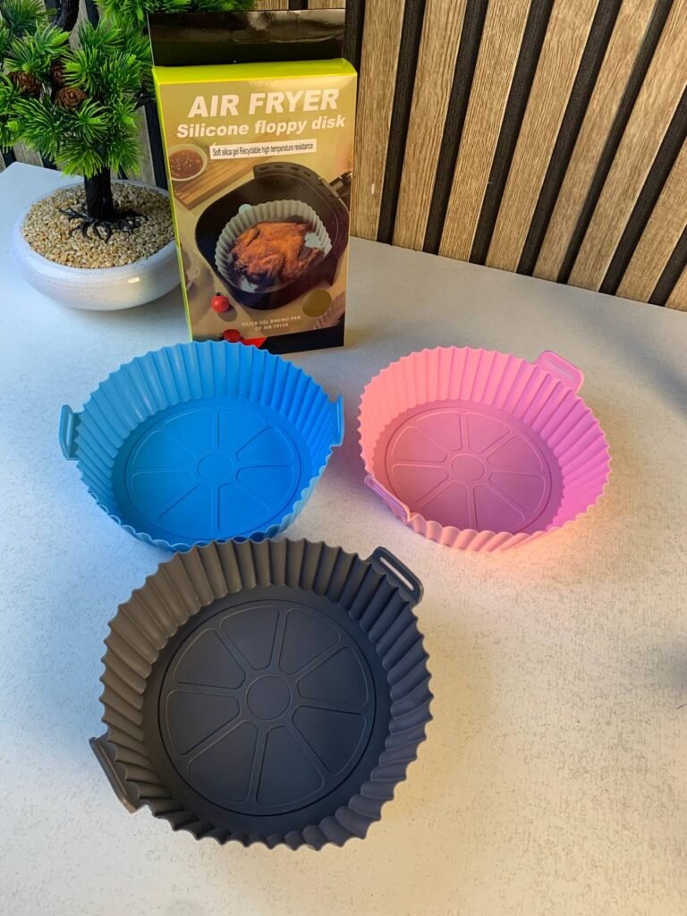 Pack de 3 moules en silicone pour friteuse à air chaud – Cuisine plus propre et pratique avec vos Air Fryers