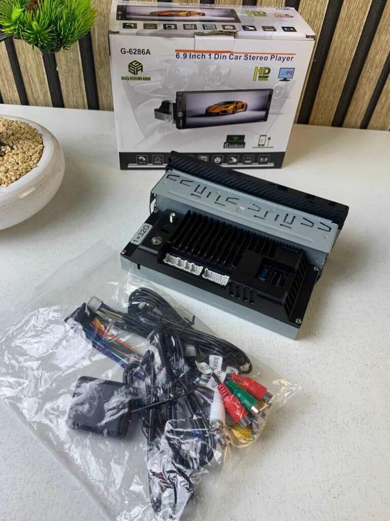 Autoradio 1 DIN Écran Tactile 6.9" – CarPlay & Android Auto Wireless