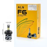 Kit Lampe de phare F6 H4 LED 6 Directions 6500K – Éclairage 360° Ultra Puissant pour Voiture