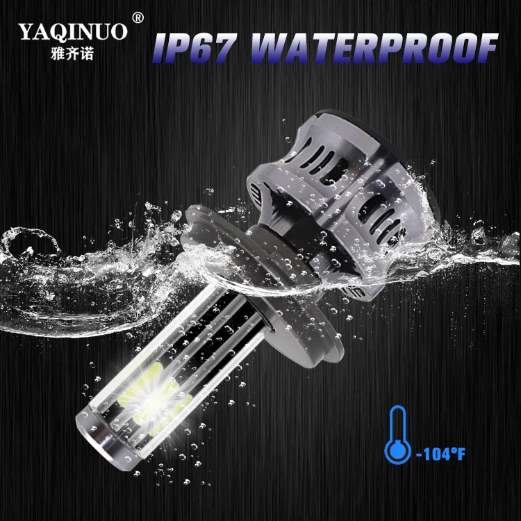 Kit Lampe de phare F6 H4 LED 6 Directions 6500K – Éclairage 360° Ultra Puissant pour Voiture