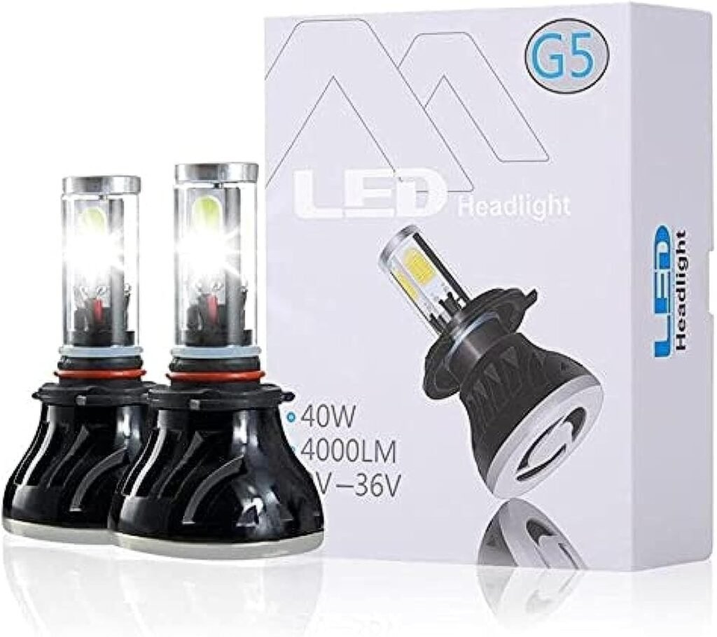 Kit Lampe de phare H4 LED 4 Directions 4000LM – Éclairage Puissant 360° Haute Performance