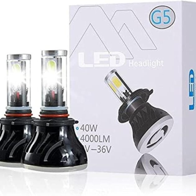 Kit Lampe de phare H4 LED 4 Directions 4000LM – Éclairage Puissant 360° Haute Performance