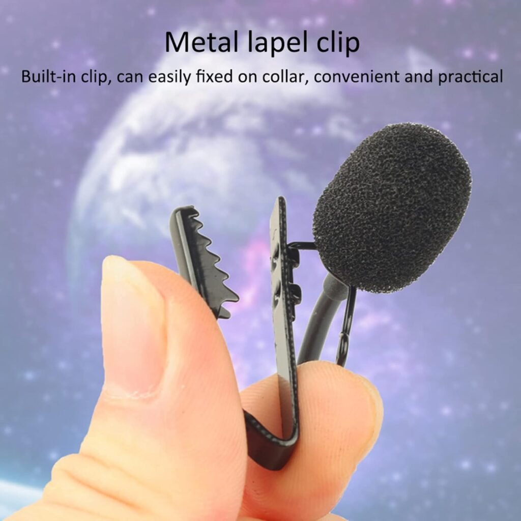 Microphone cravate professionnel USB-C de 2 m à condensateur sphérique – Son Clair & Performance Pro