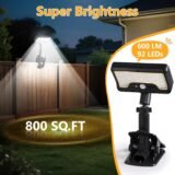 Applique Murale Solaire LED à Clip avec Détecteur de Mouvements YX-672L-1 – Sécurité & Éclairage Intelligent